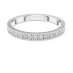 Gold Ring DDLR-229, White Gold, view 4