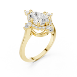 Gold Ring DDLR-337, Yellow Gold, view 2