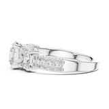 Gold Ring DDLR-715, White Gold, view 3