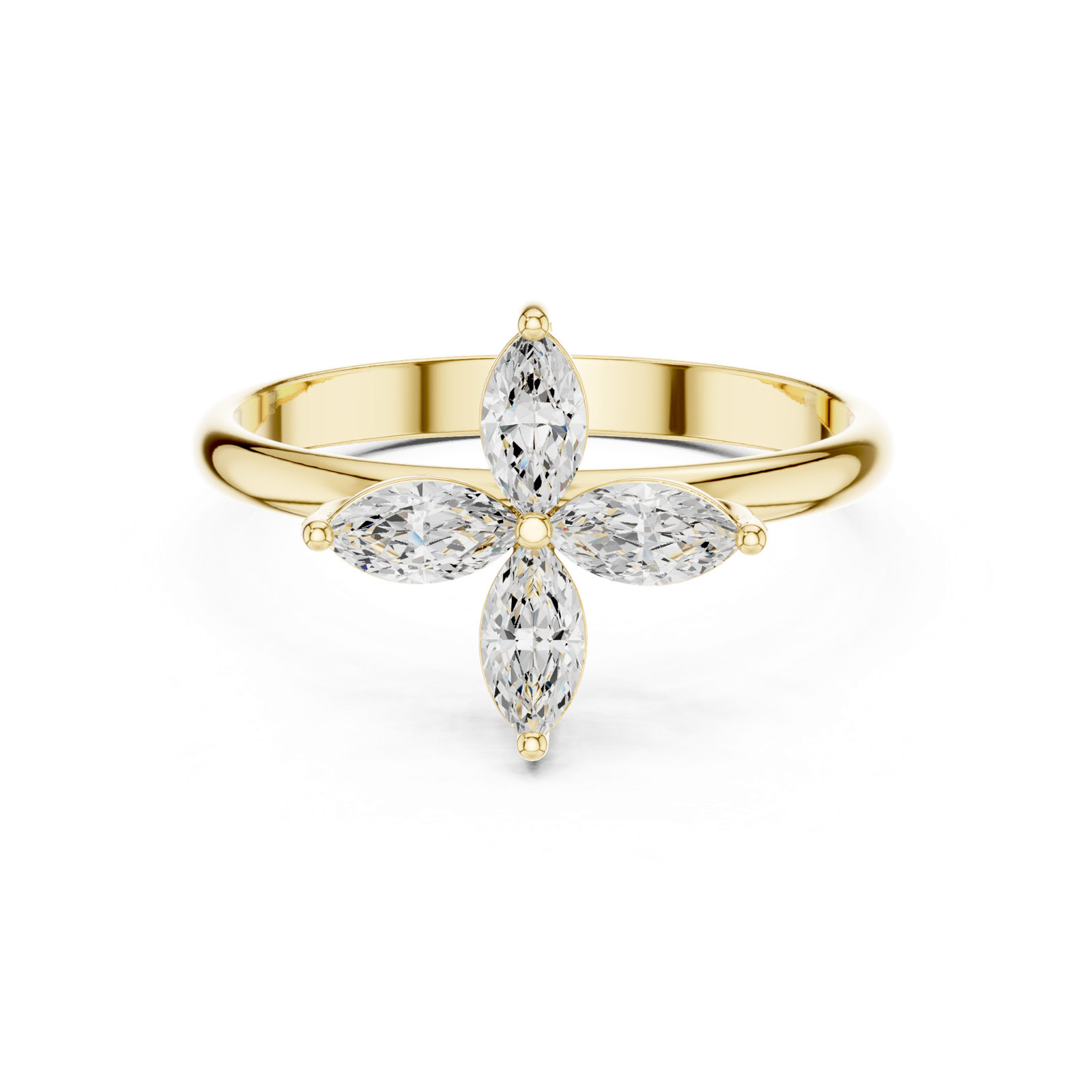 Gold Ring HLR-94, Yellow Gold