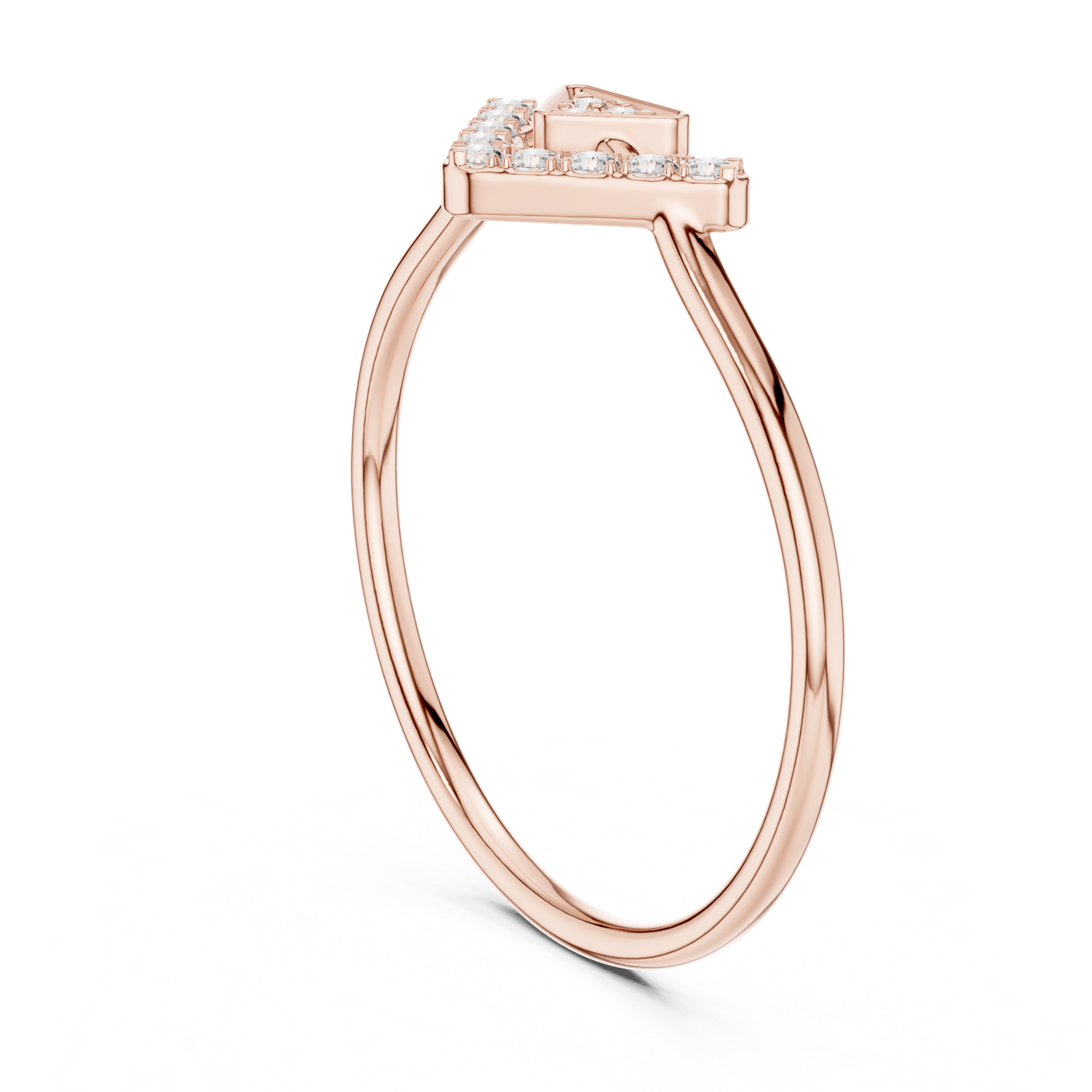 Gold Ring HLR-200, Rose Gold