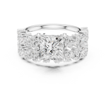 Gold Ring DDLR-945, White Gold, view 4