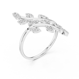Gold Ring 12-10066@L, White Gold, view 2