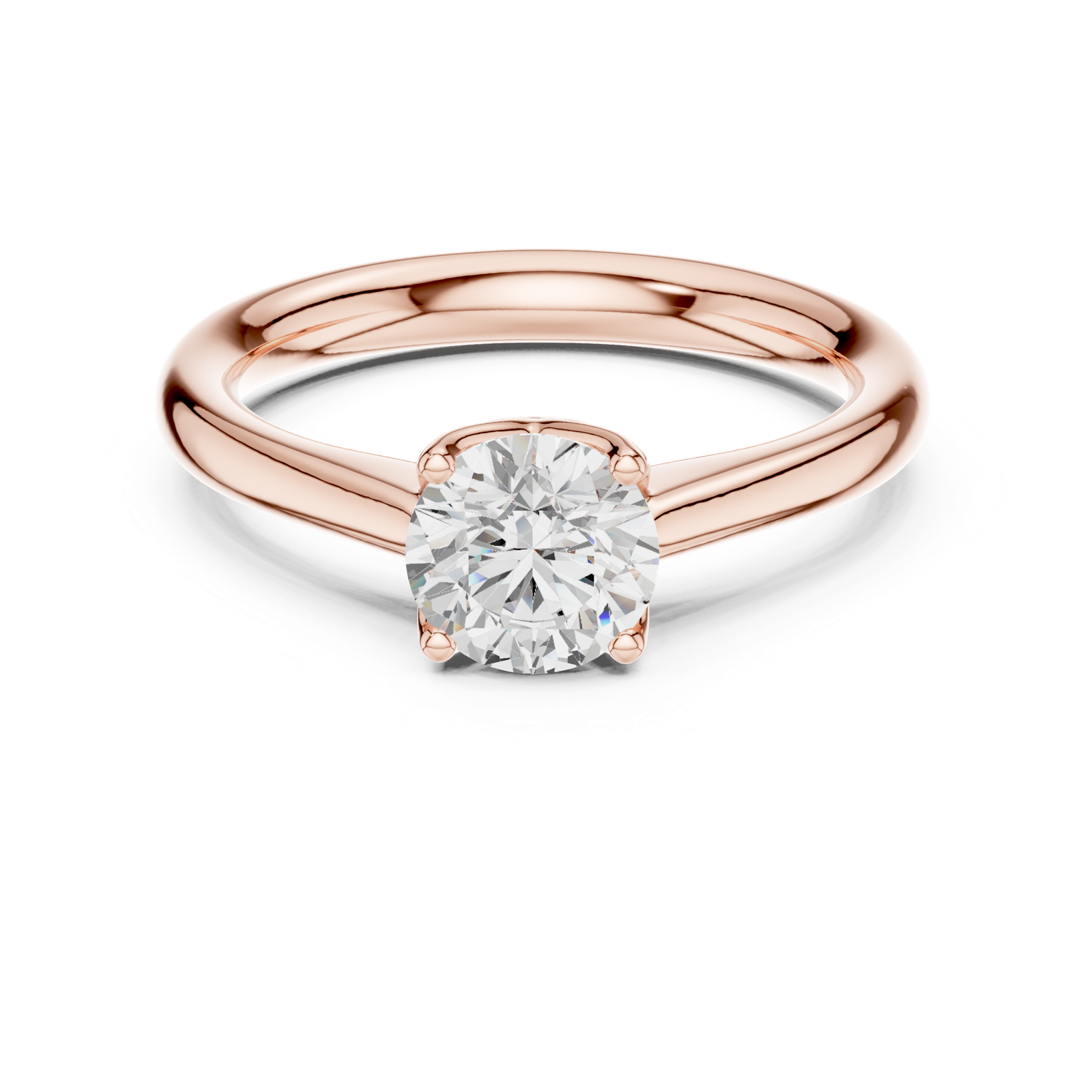 Gold Ring DDLR-564, Rose Gold