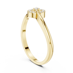 Gold Ring HLR-78, Yellow Gold, view 1