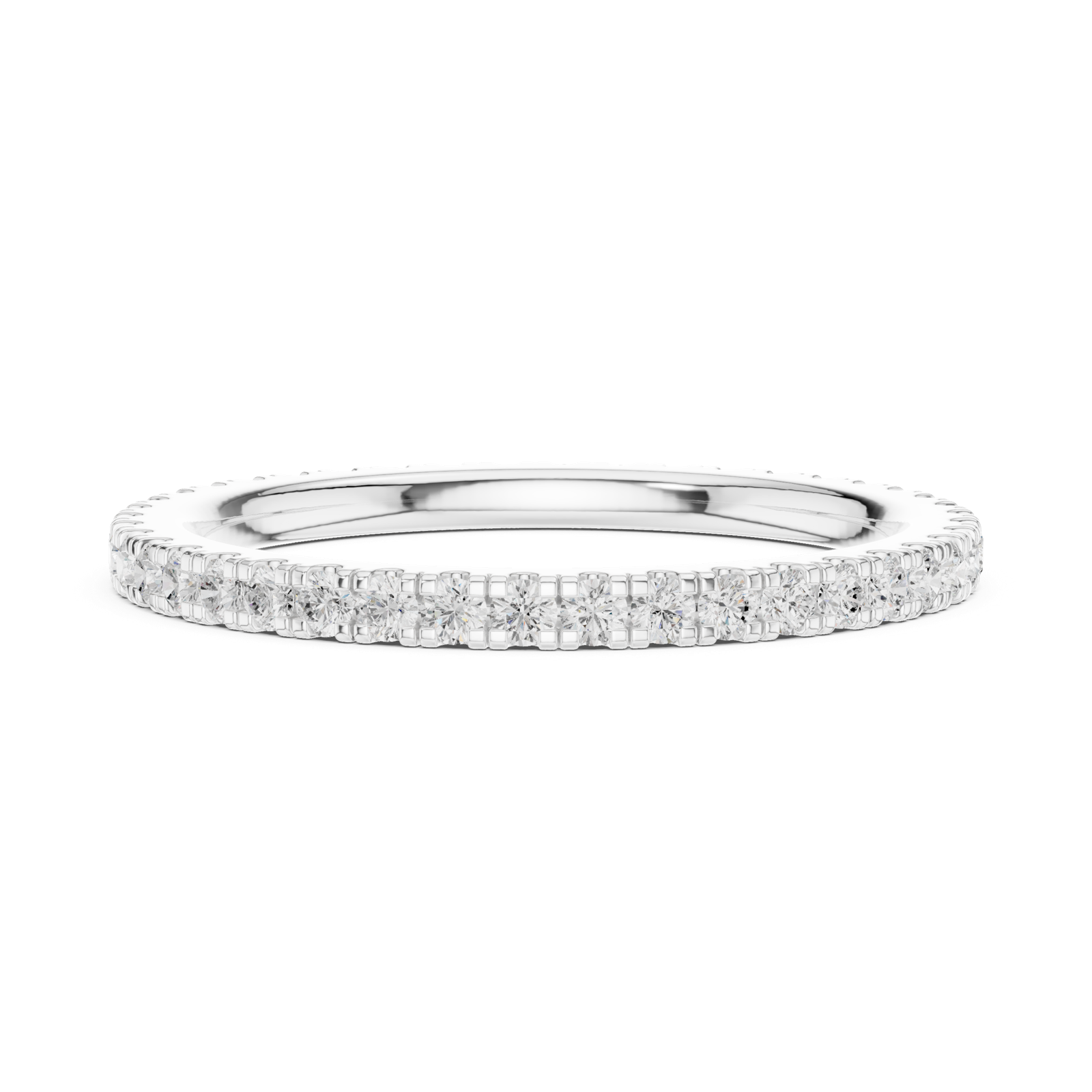 Gold Ring DDLR-603, White Gold, view 3