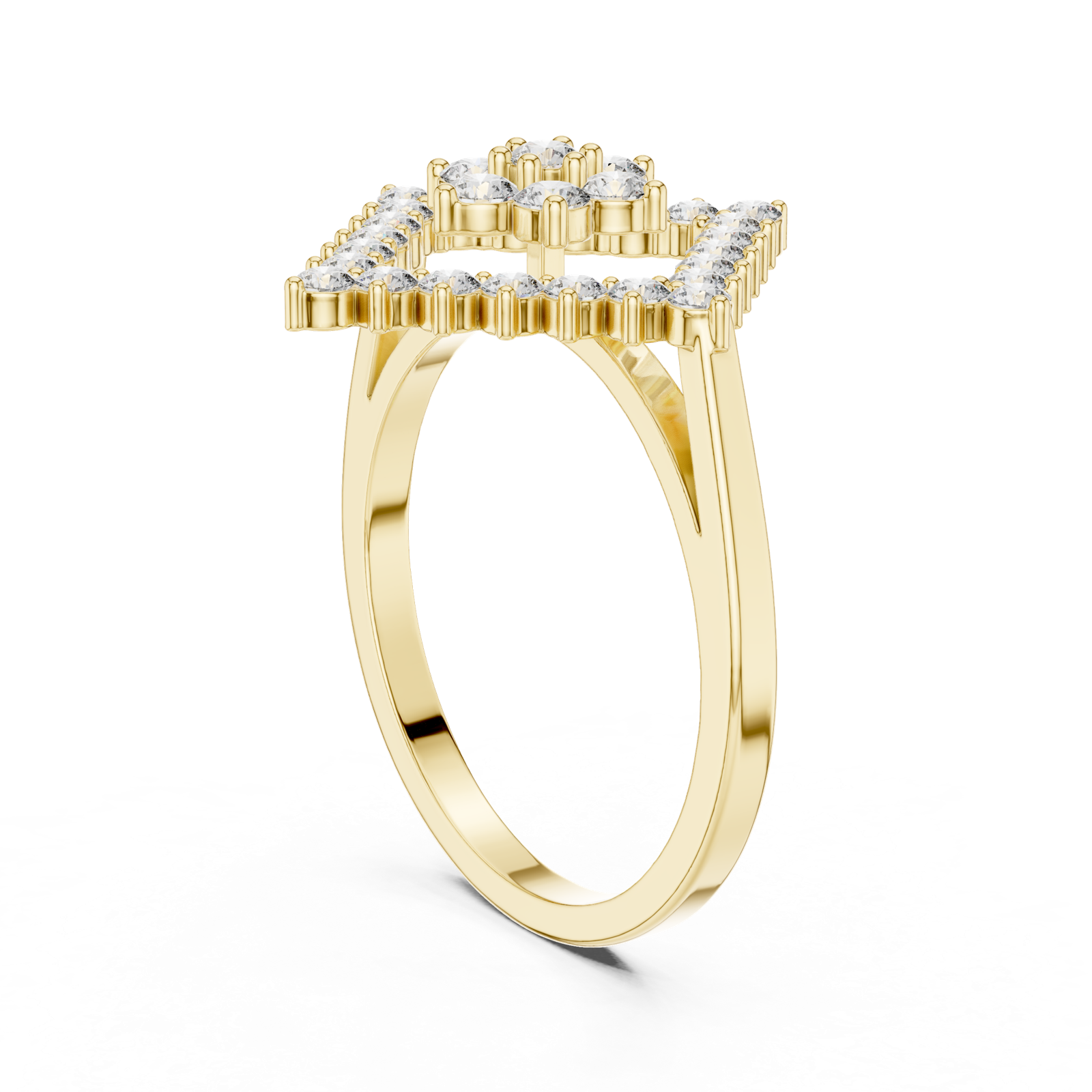 Gold Ring ALR-177, Yellow Gold