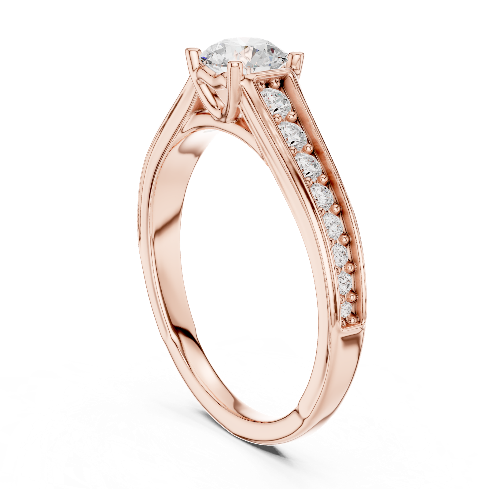 Gold Ring LR-0309, Rose Gold