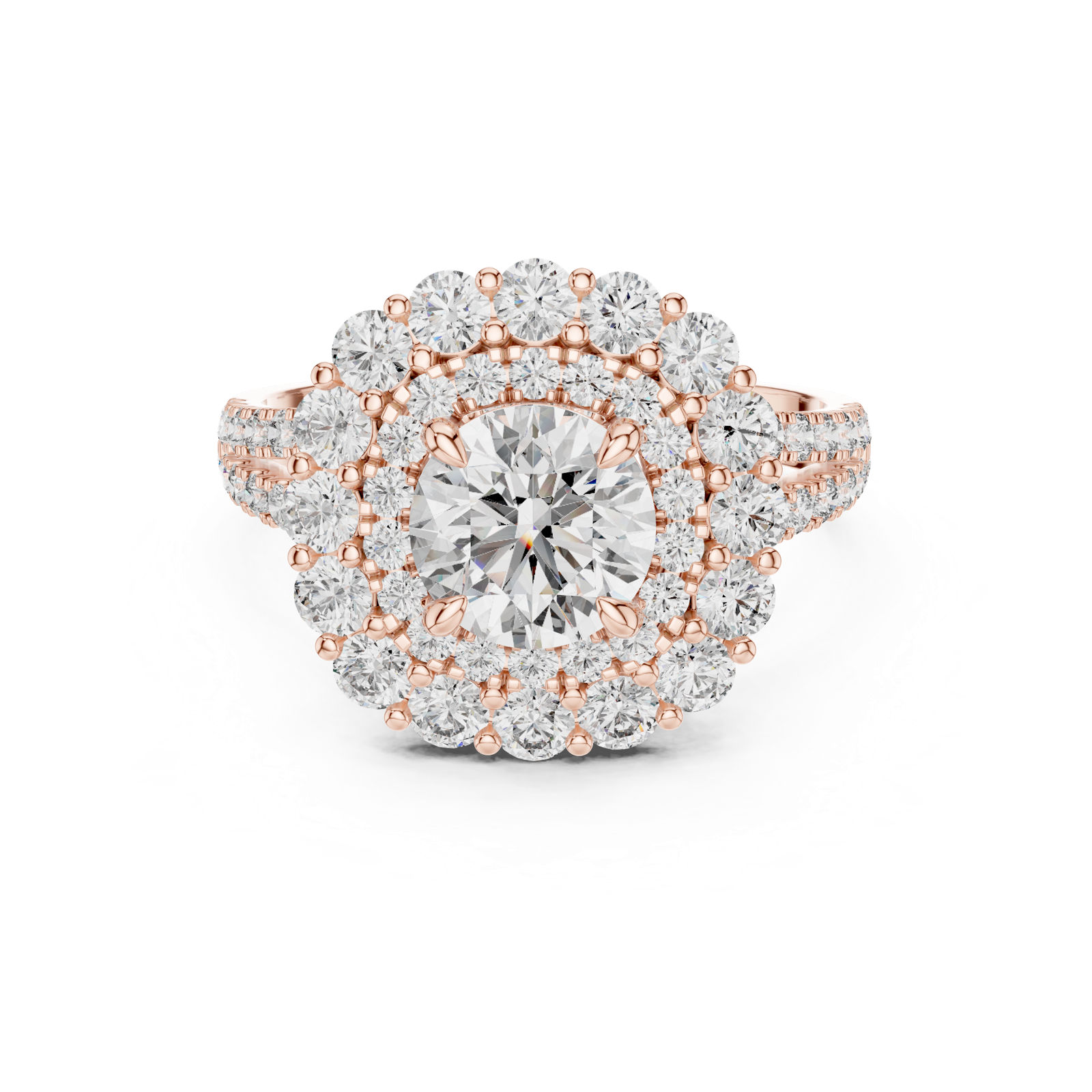 Gold Ring DDLR-011, Rose Gold