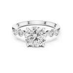Gold Ring DDLR-151, White Gold, view 4