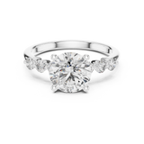 Gold Ring DDLR-151, White Gold, view 4