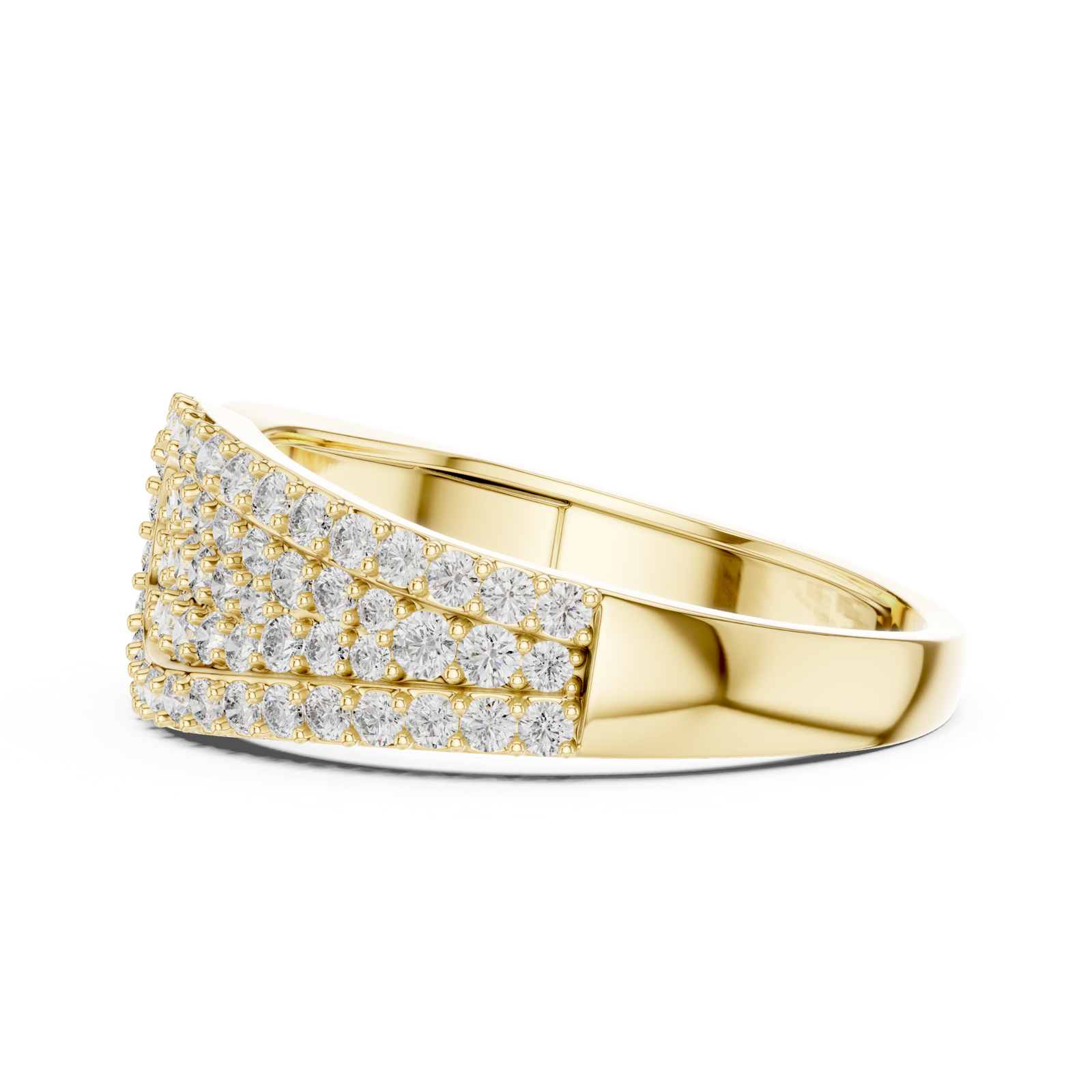 Gold Ring LR-01 (5), Yellow Gold, view 3
