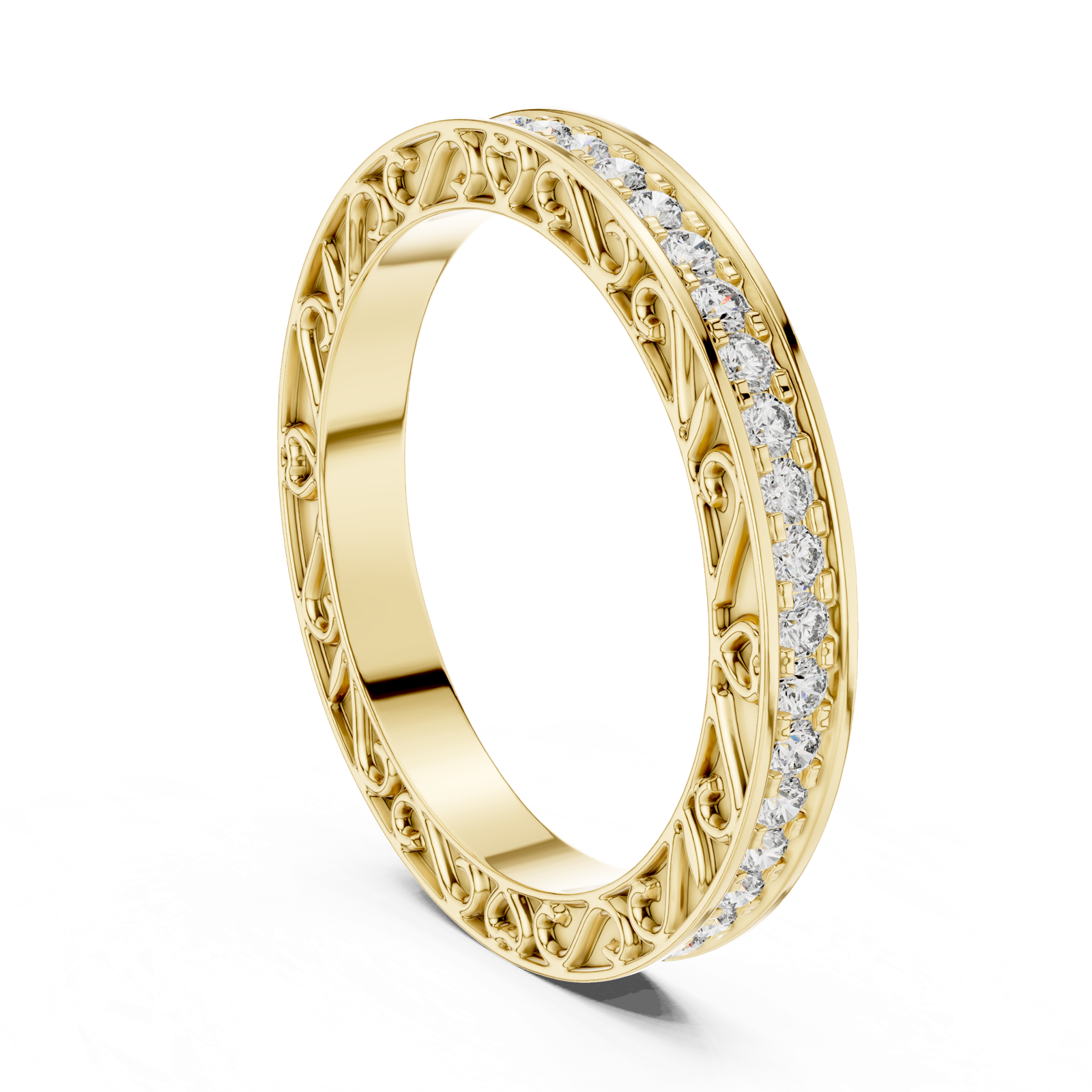 Gold Ring L03-996, Yellow Gold