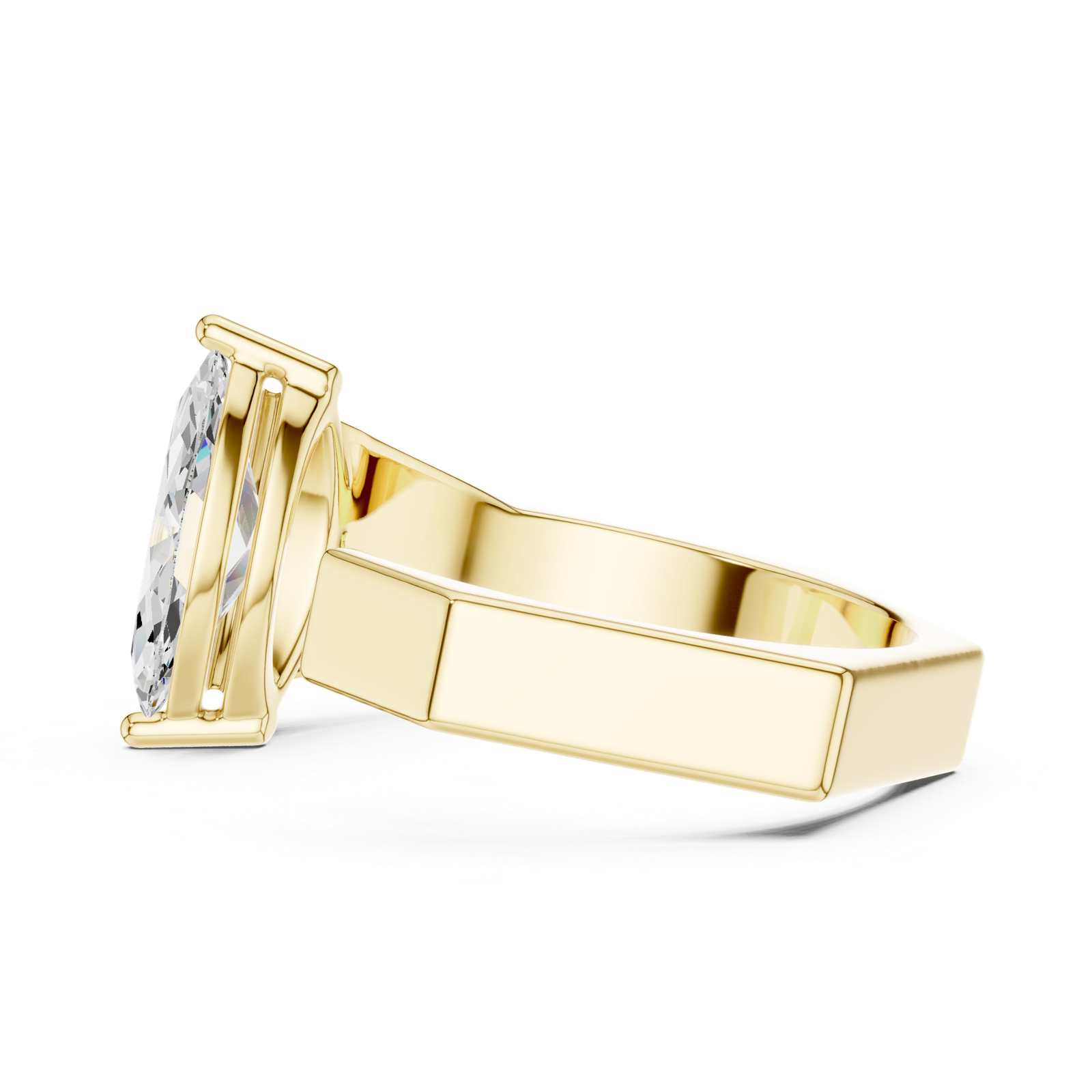 Gold Ring SBMR(34), Yellow Gold, view 3