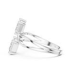 Gold Ring DDLR-470, White Gold, view 3