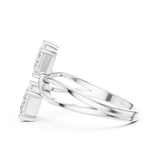 Gold Ring DDLR-470, White Gold, view 3