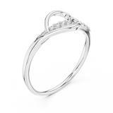 Gold Ring 12-10026@L, White Gold, view 2