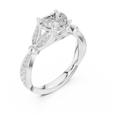 Gold Ring DDLR-934, White Gold, view 2