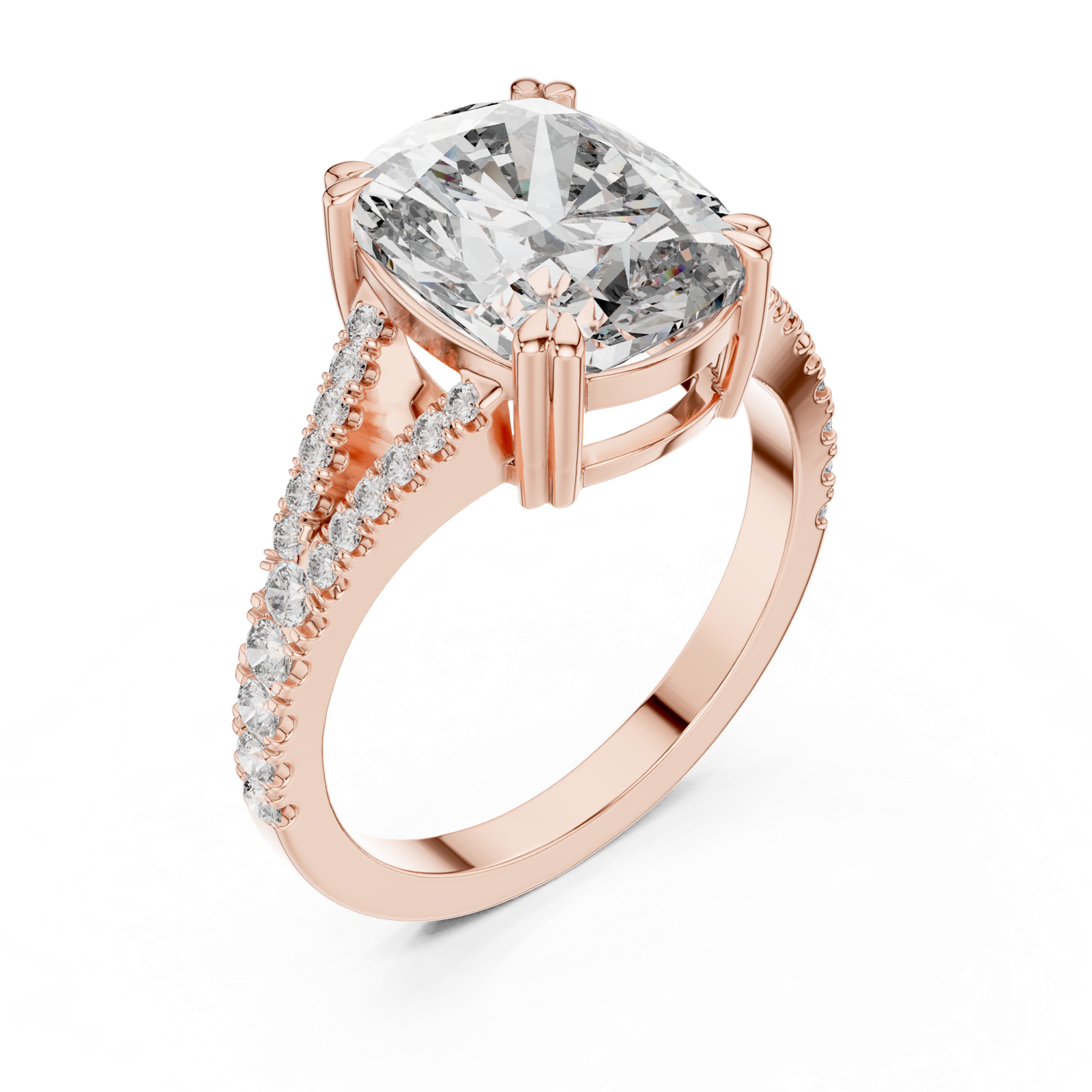 Gold Pendant 9-10026L_18, Rose Gold, view 2