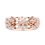 Gold Ring R37, Rose Gold, view 3