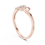 Gold Ring 12-10041@L, Rose Gold, view 1