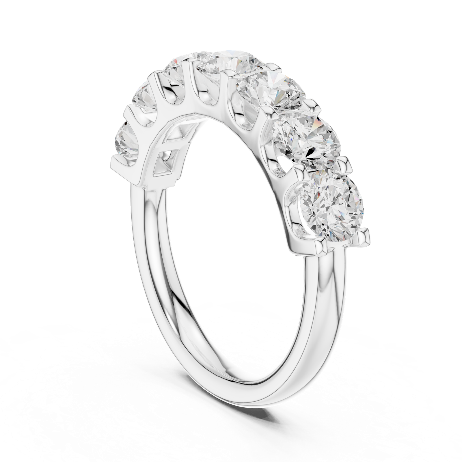 Gold Ring DDLR-684, White Gold, view 1
