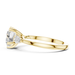 Gold Ring DDLR-270, Yellow Gold, view 3