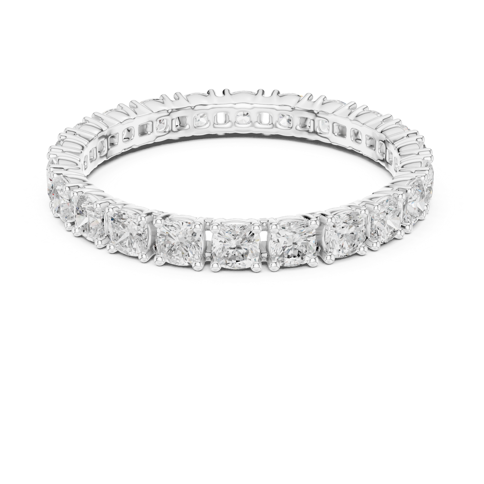 Gold Ring DDLR-623, White Gold, view 4