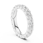 Gold Ring DDLR-608, White Gold, view 1