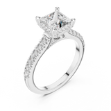 Gold Ring DDLR-174, White Gold, view 2