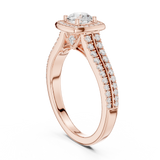 Gold Ring LR-0248, Rose Gold, view 1