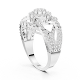 Gold Ring DDLR-458, White Gold
