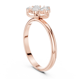 Gold Ring HLR-92, Rose Gold