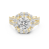 Gold Ring DDLR-344, Yellow Gold, view 4