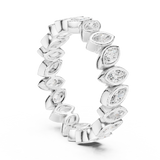 Gold Ring DDLR-311, White Gold, view 1