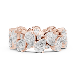 Gold Ring DDLR-312, Rose Gold, view 3