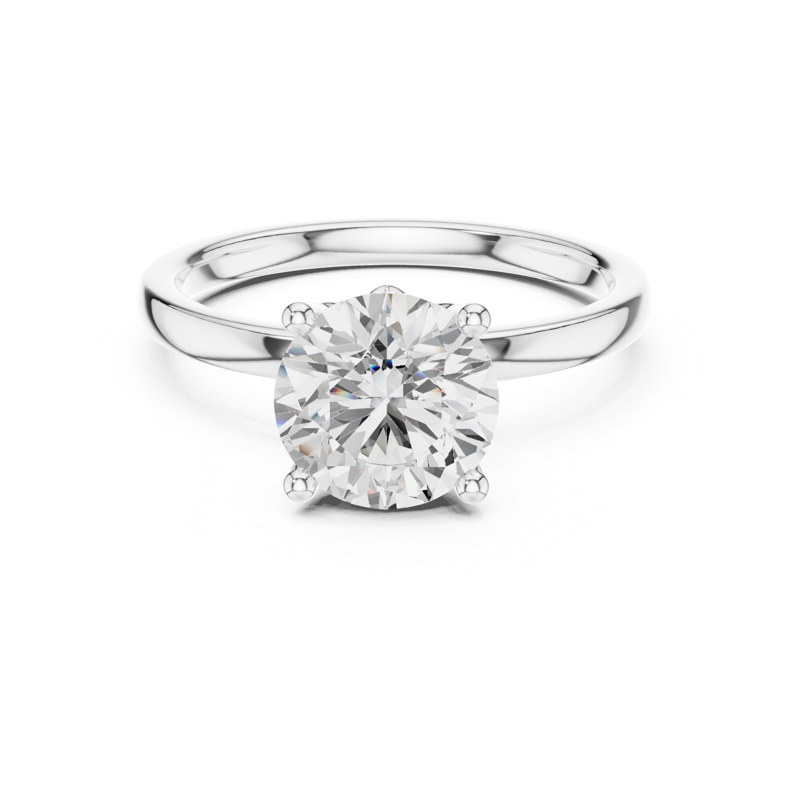 Gold Ring DDLR-847, White Gold, view 4