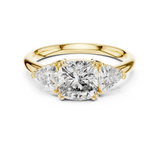 Gold Ring DDLR-034, Yellow Gold, view 4