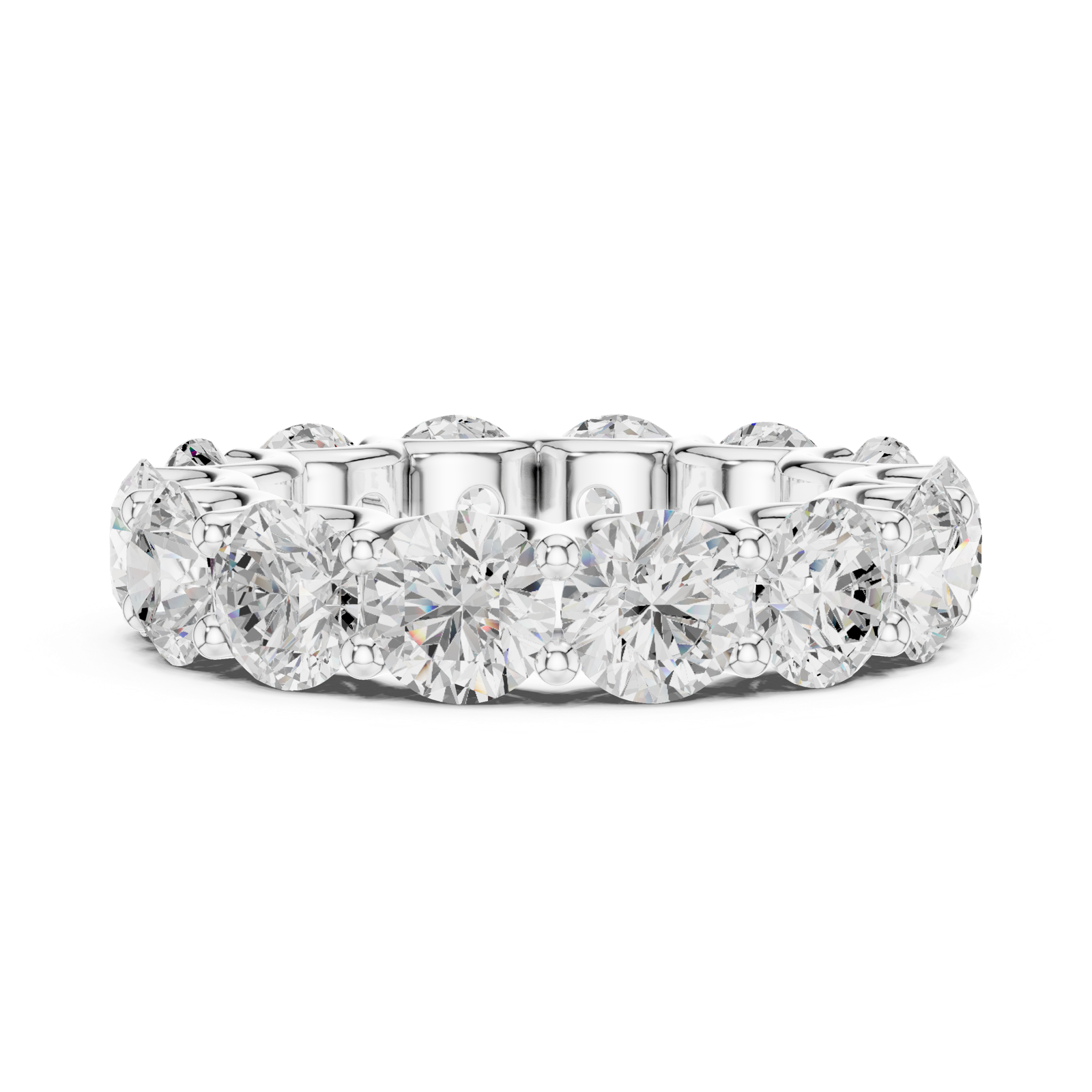 Gold Ring DDLR-662, White Gold, view 3