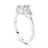 Gold Ring HLR-18, White Gold, view 1