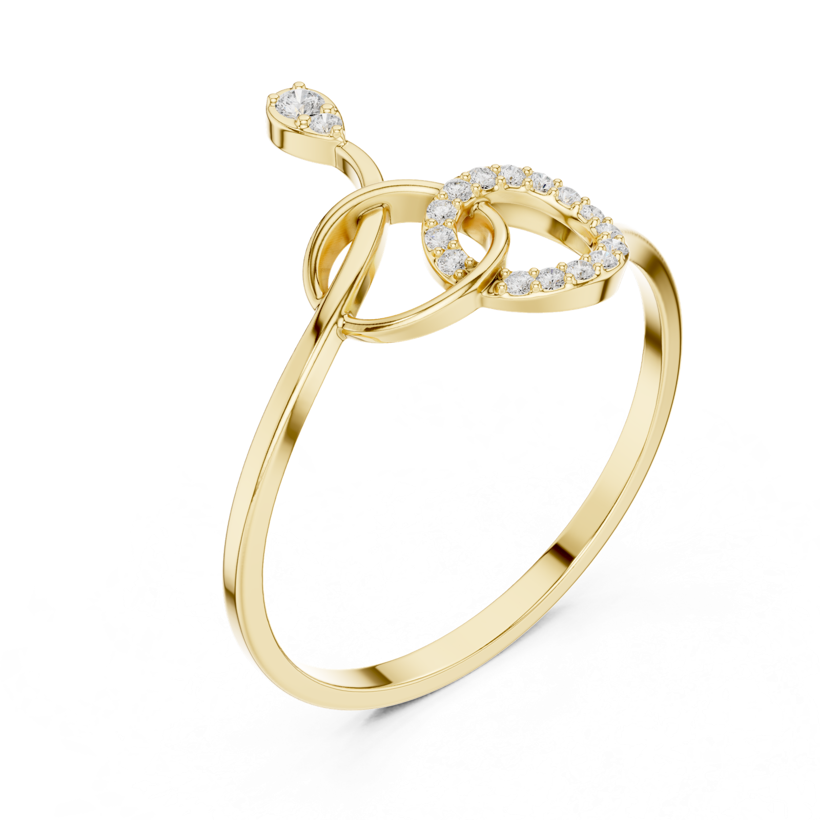 Gold Ring 1 (114), Yellow Gold, view 2