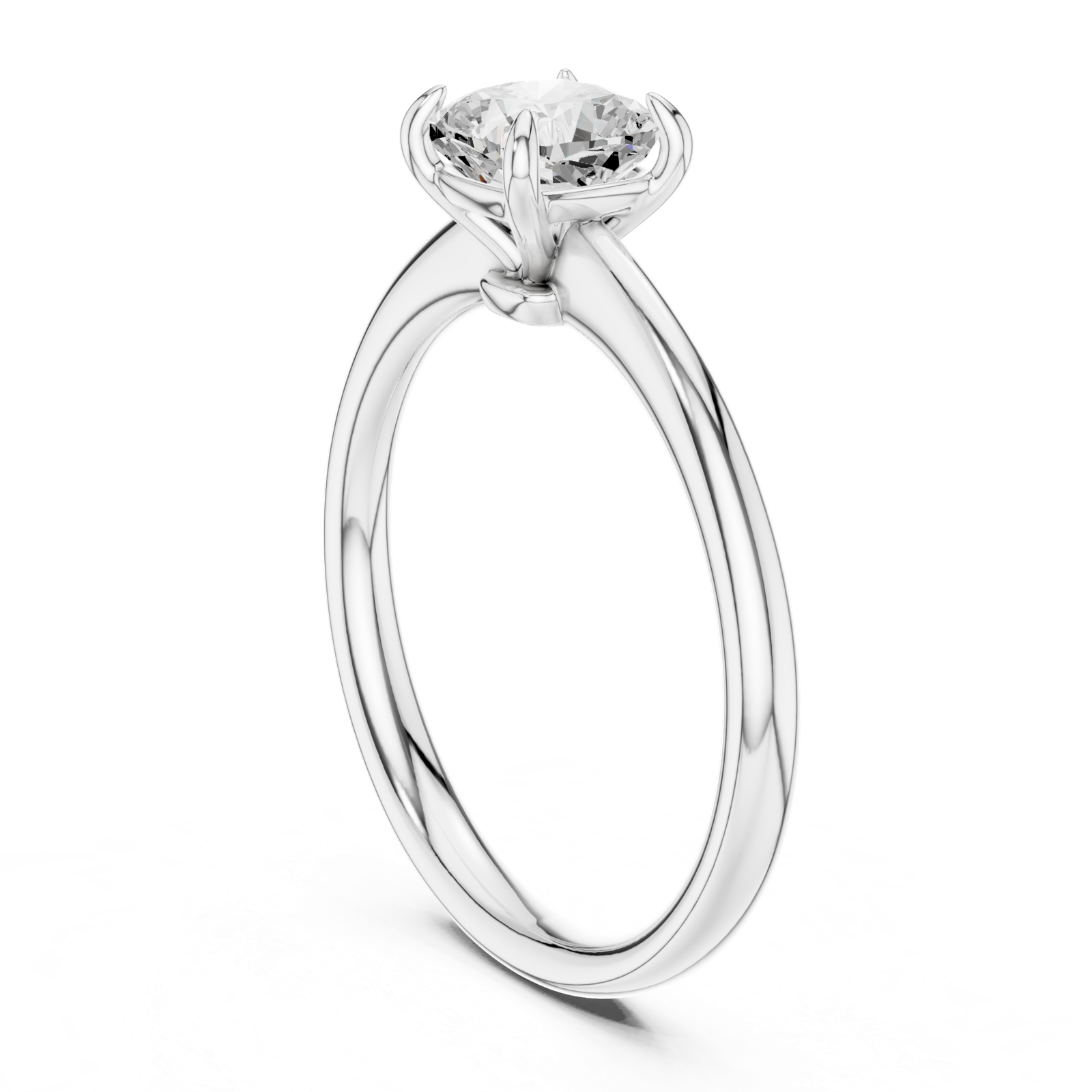Gold Ring DDLR-799, White Gold, view 1