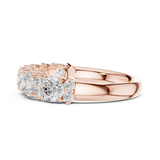Gold Ring DDLR-697, Rose Gold, view 3