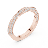 Gold Ring DDLR-377, Rose Gold, view 2