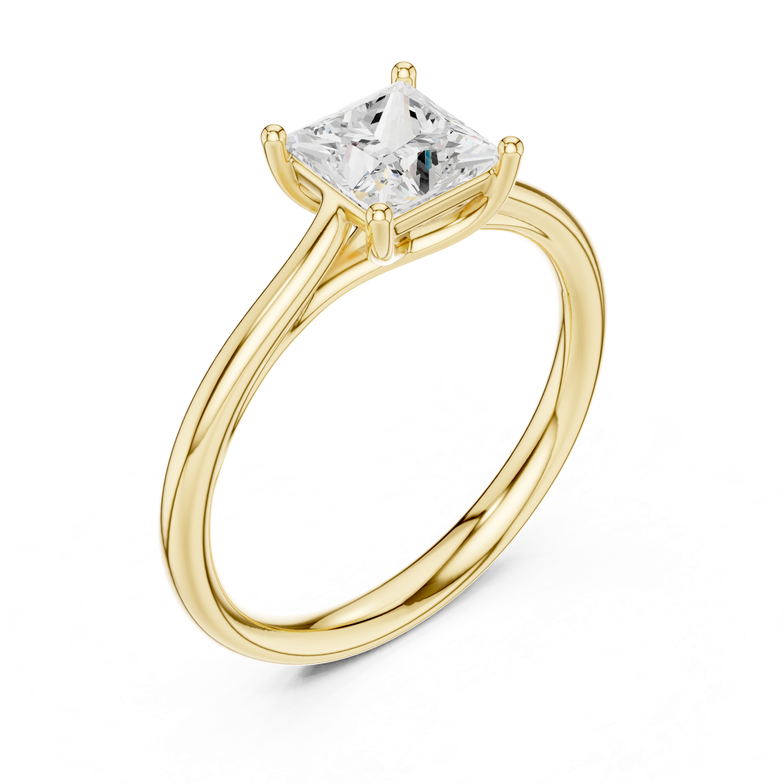 Gold Ring DDLR-800, Yellow Gold, view 2