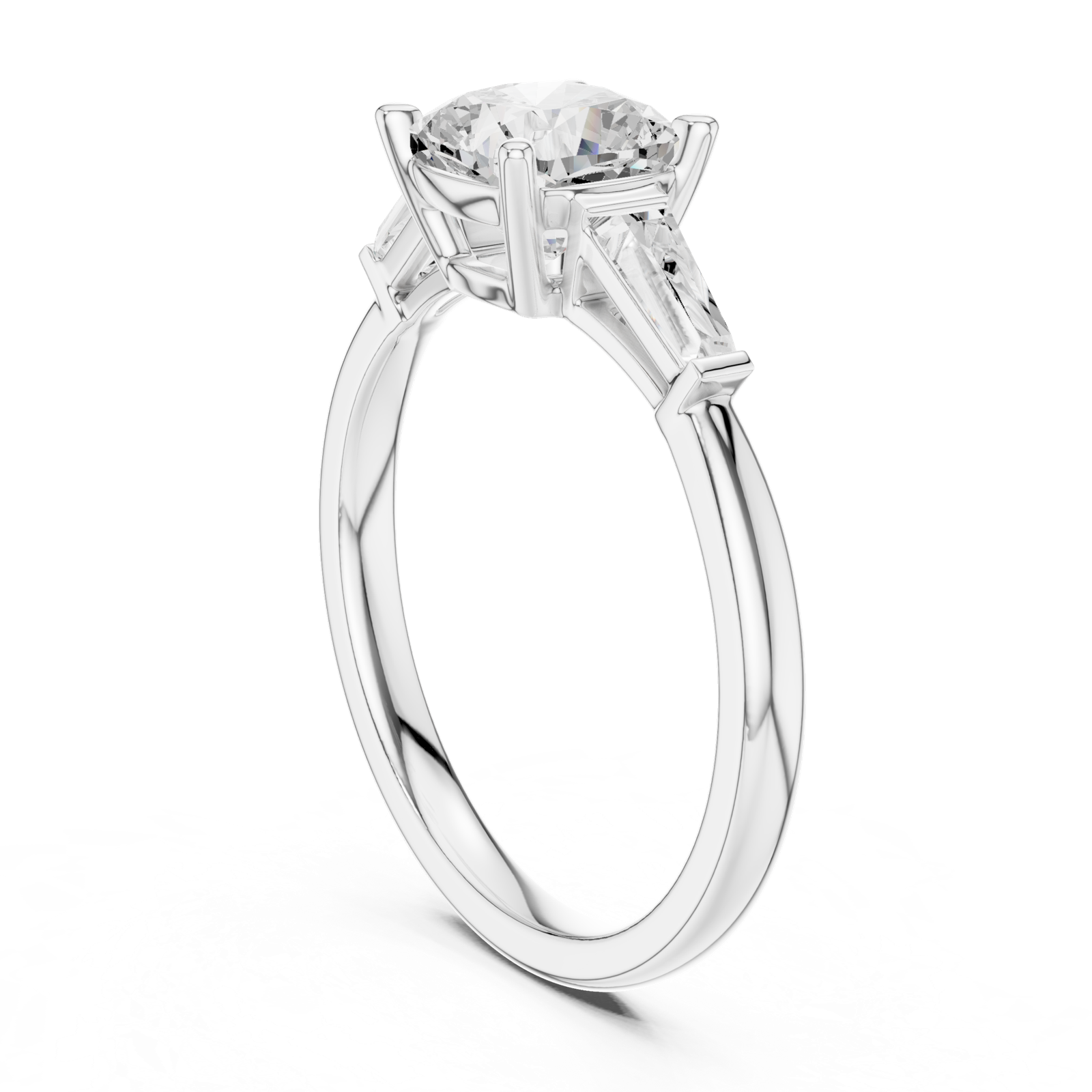 Gold Ring DDLR-921, White Gold, view 1