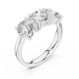 Gold Ring DDLR-613, White Gold, view 2