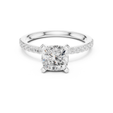 Gold Ring DDLR-885, White Gold, view 4