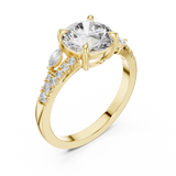 Gold Ring DDLR-015, Yellow Gold, view 2