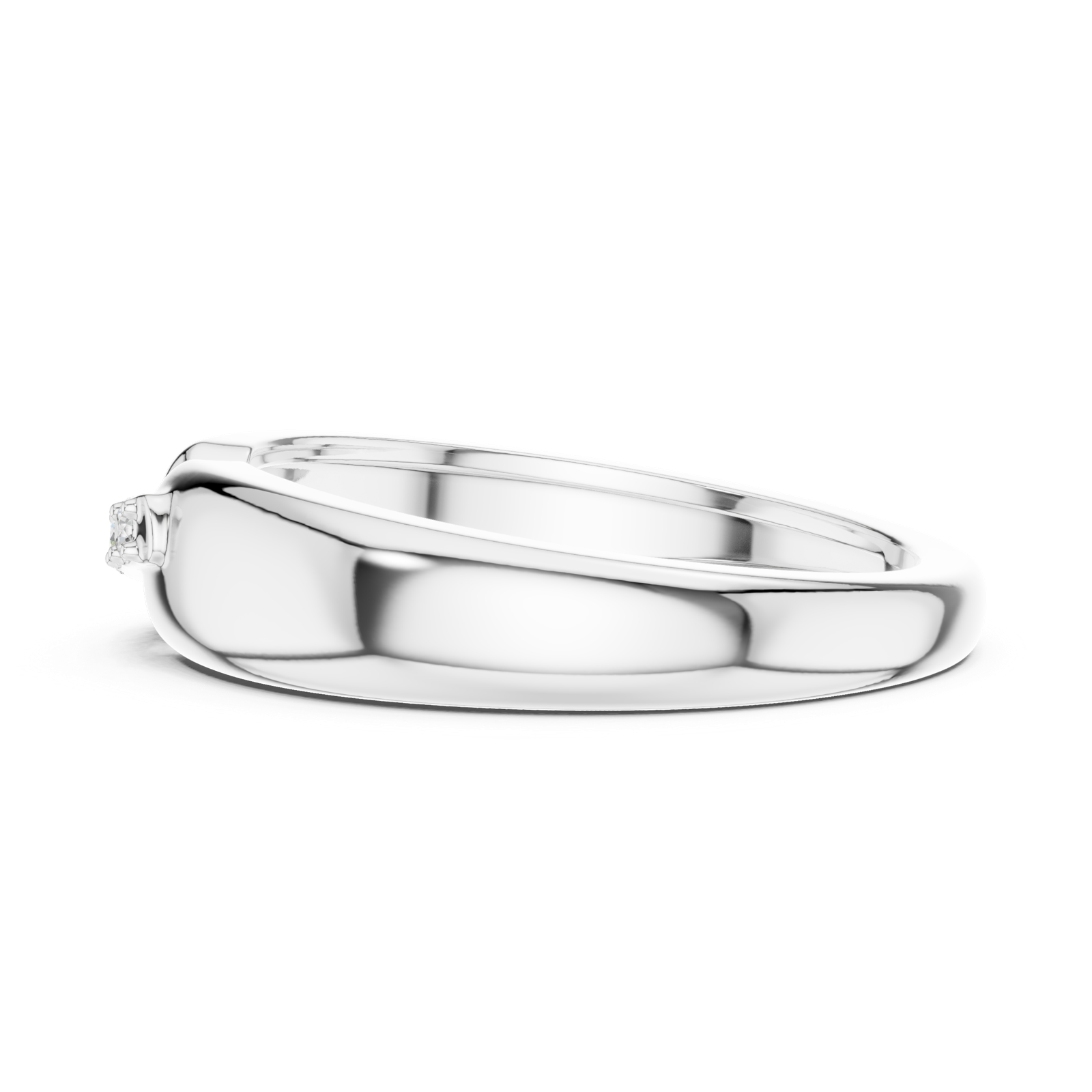 Gold Ring SBMR(24), White Gold, view 3